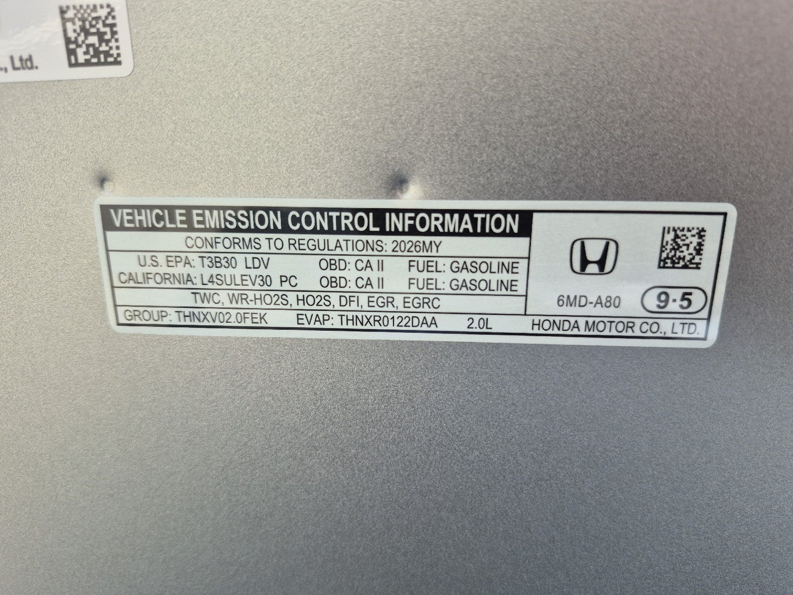 2026 Honda Civic Hatchback Sport