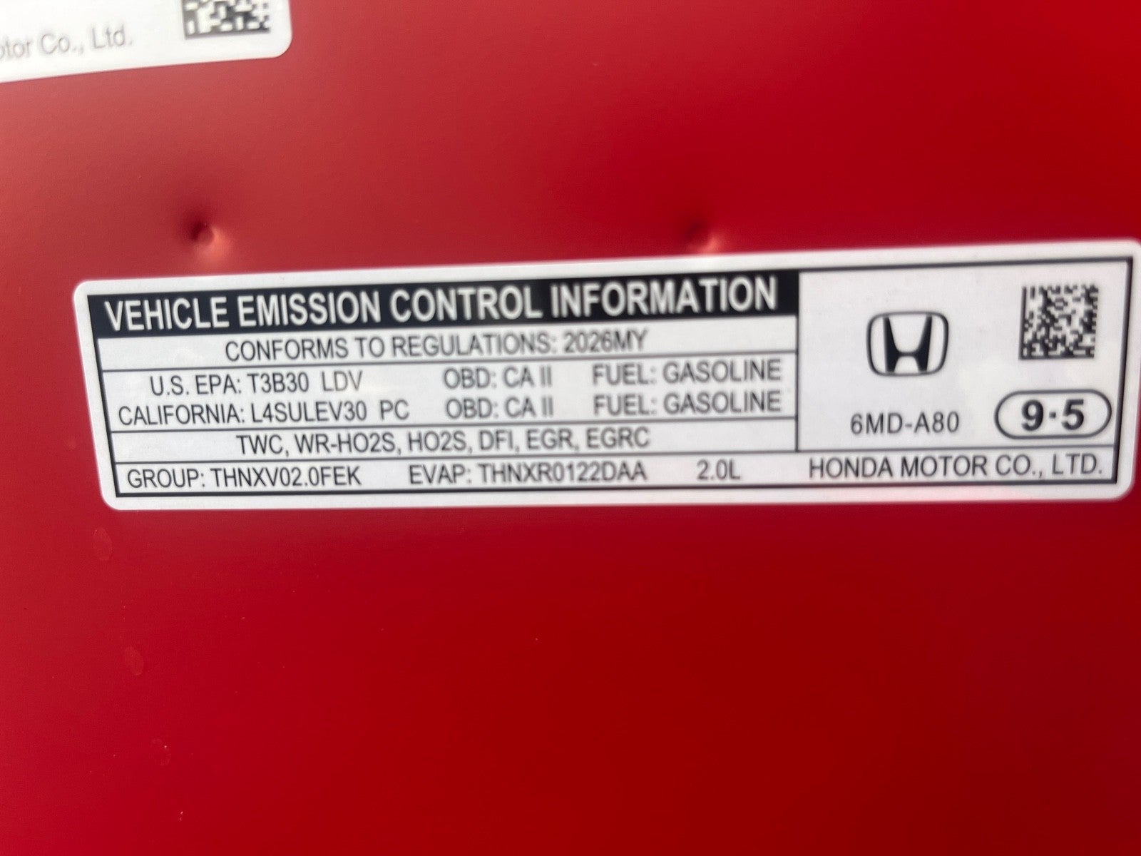 2026 Honda Civic Hatchback Sport