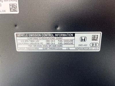2026 Honda Civic Hatchback Sport