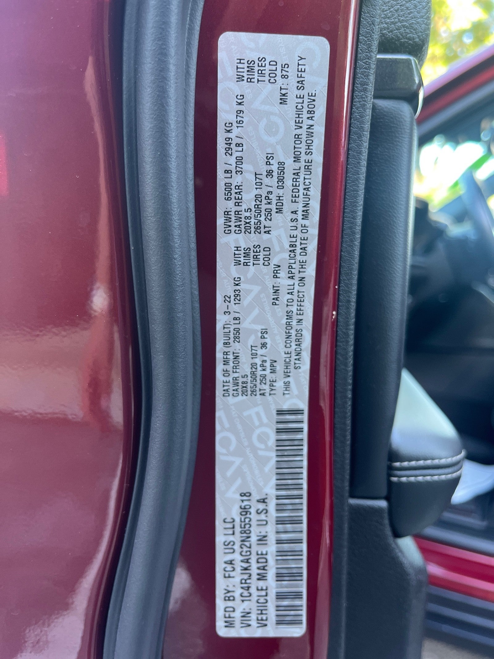 2022 Jeep Grand Cherokee L Altitude