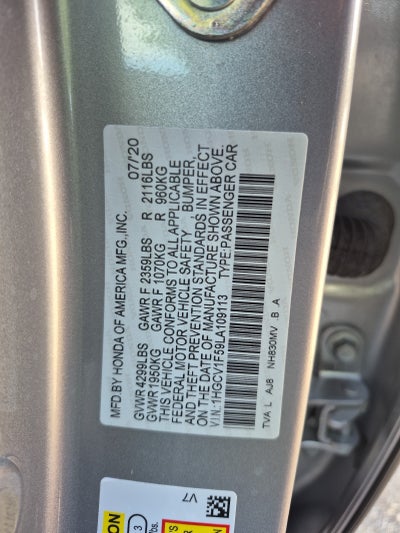 2020 Honda Accord Sedan EX-L