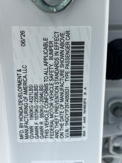 2026 Honda Accord Sedan LX