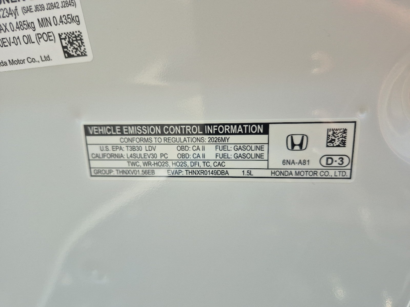 2026 Honda Accord Sedan SE