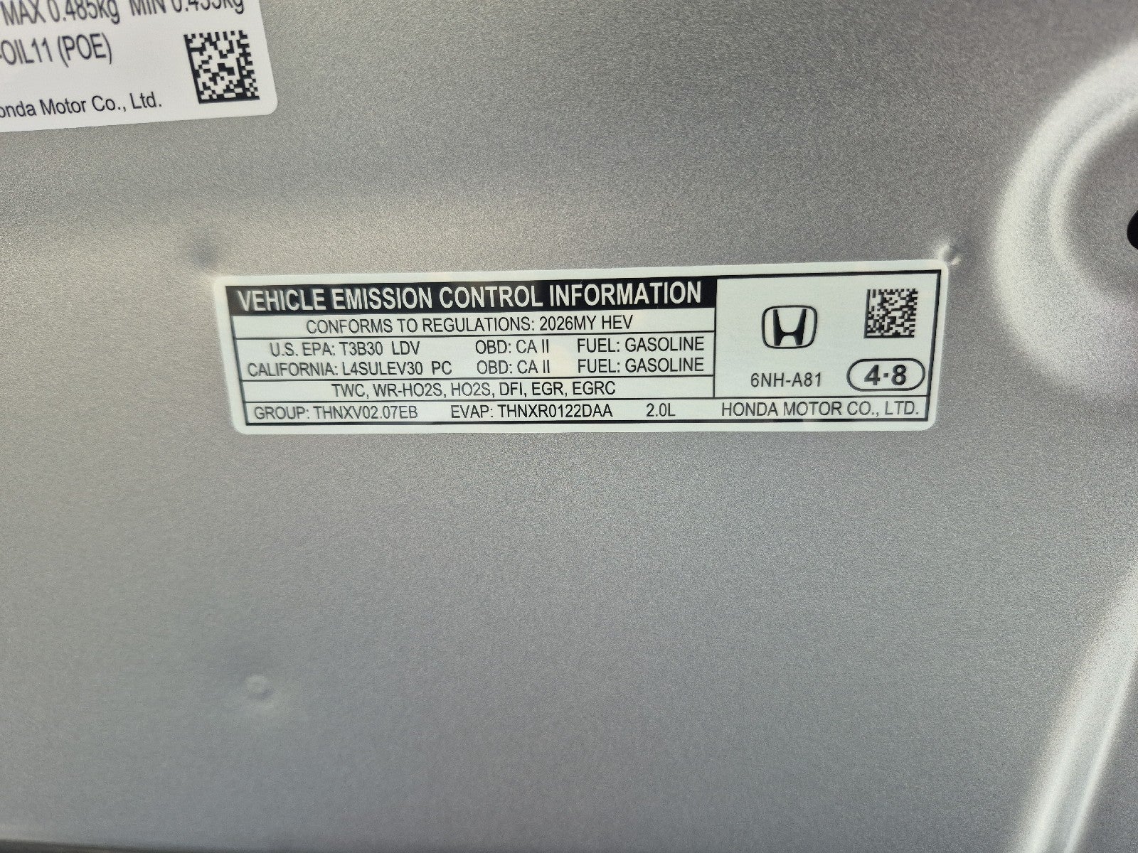 2026 Honda Accord Hybrid EX-L