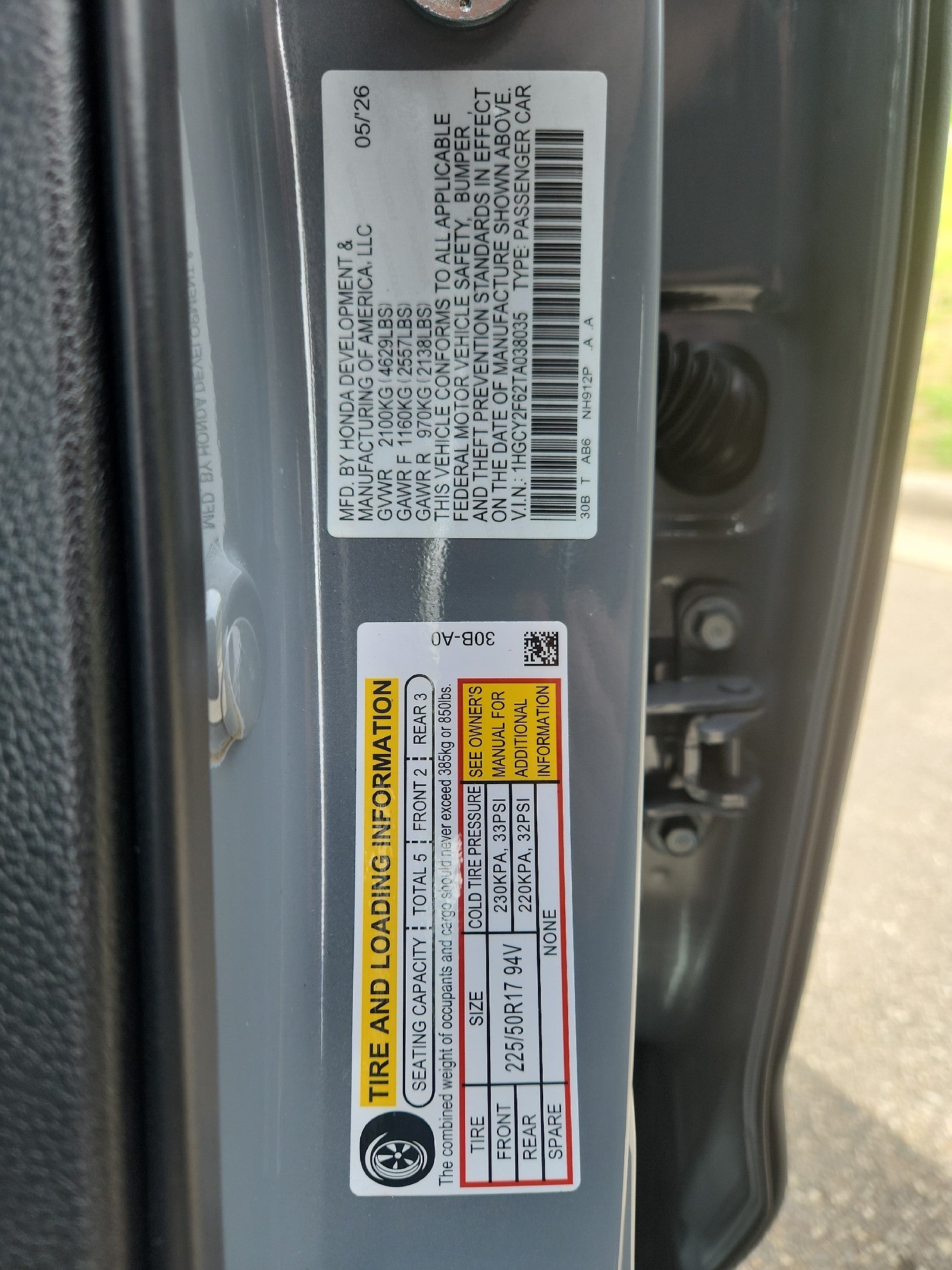 2026 Honda Accord Hybrid EX-L