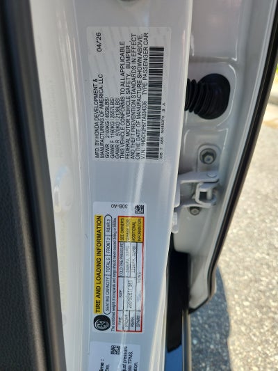 2026 Honda Accord Hybrid EX-L