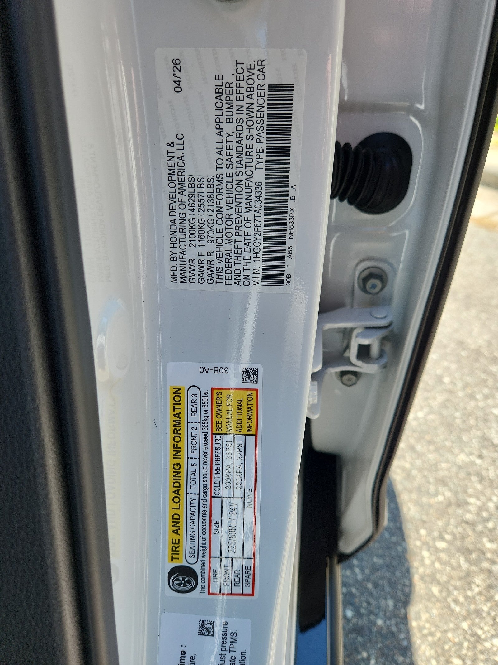 2026 Honda Accord Hybrid EX-L