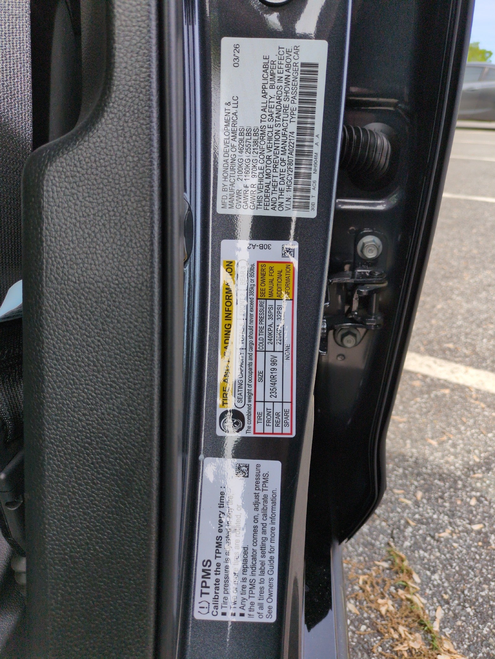 2026 Honda Accord Hybrid Touring