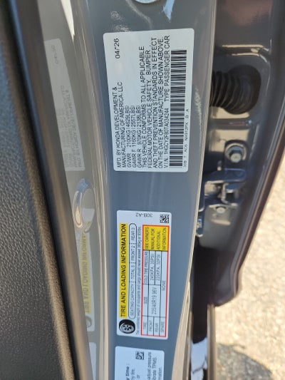 2026 Honda Accord Hybrid Touring
