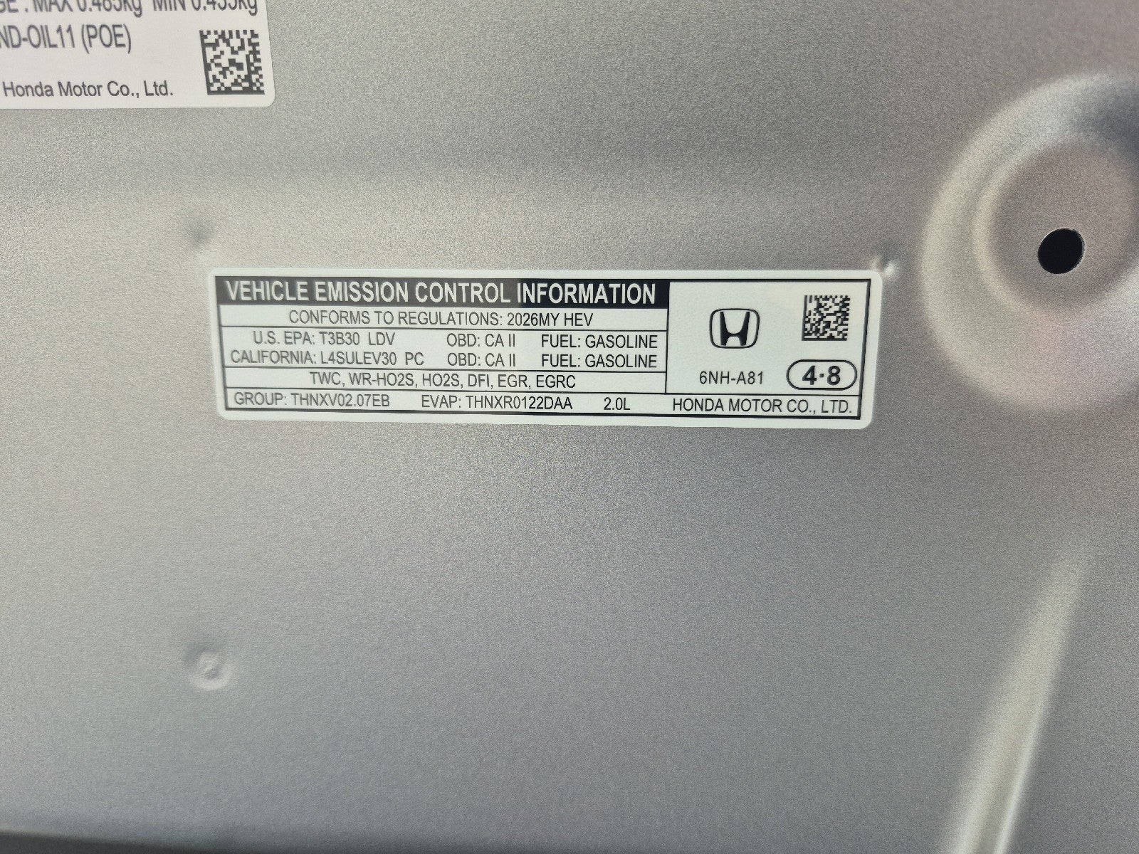 2026 Honda Accord Hybrid Touring