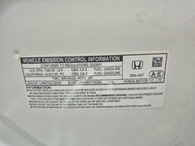 2020 Honda Civic Sedan Sport