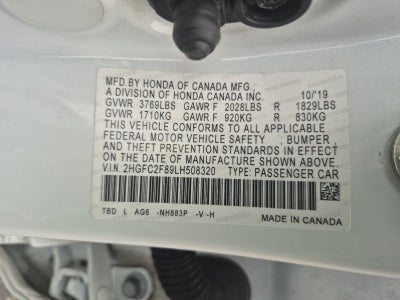 2020 Honda Civic Sedan Sport