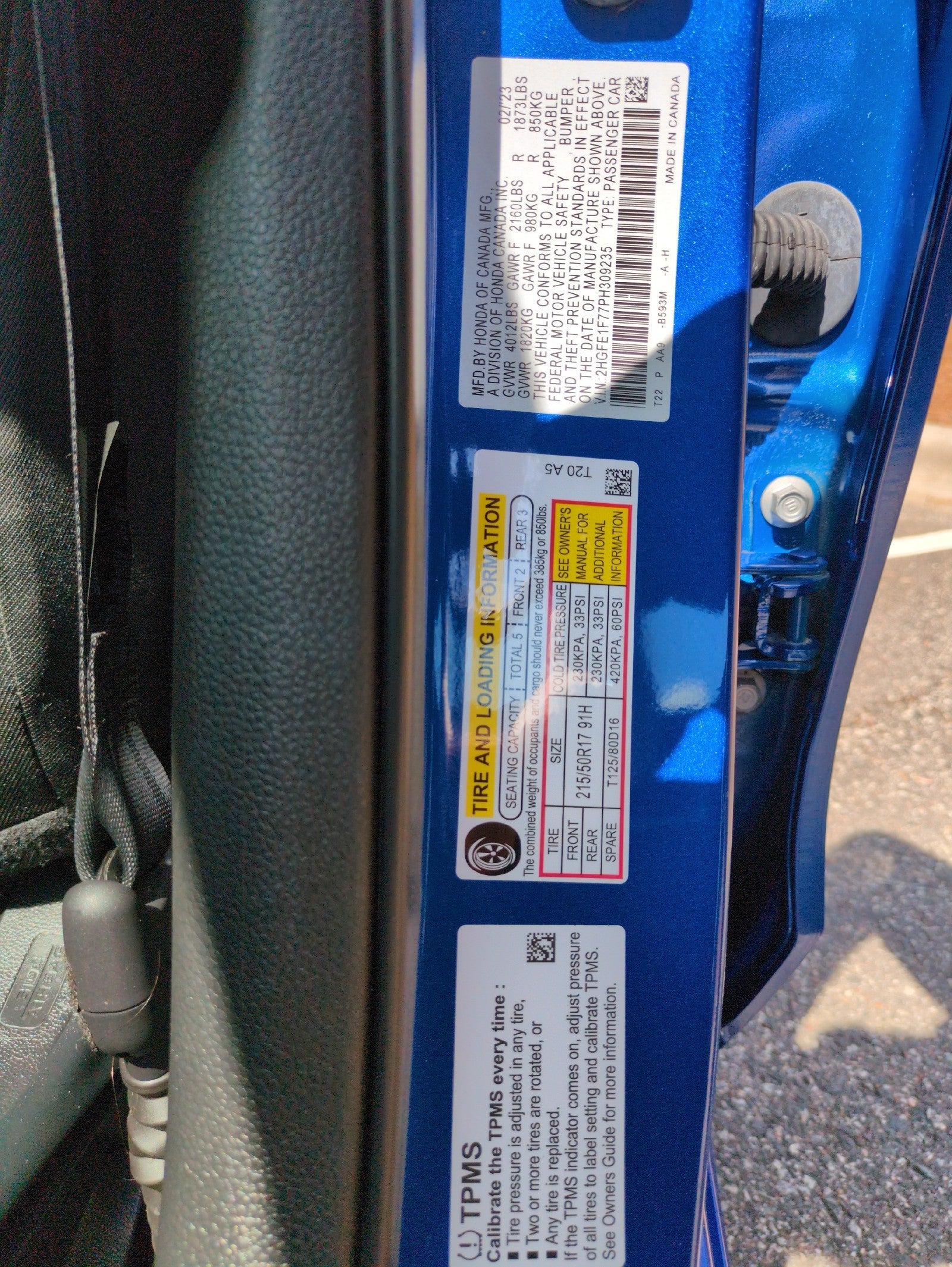 2023 Honda Civic Sedan EX