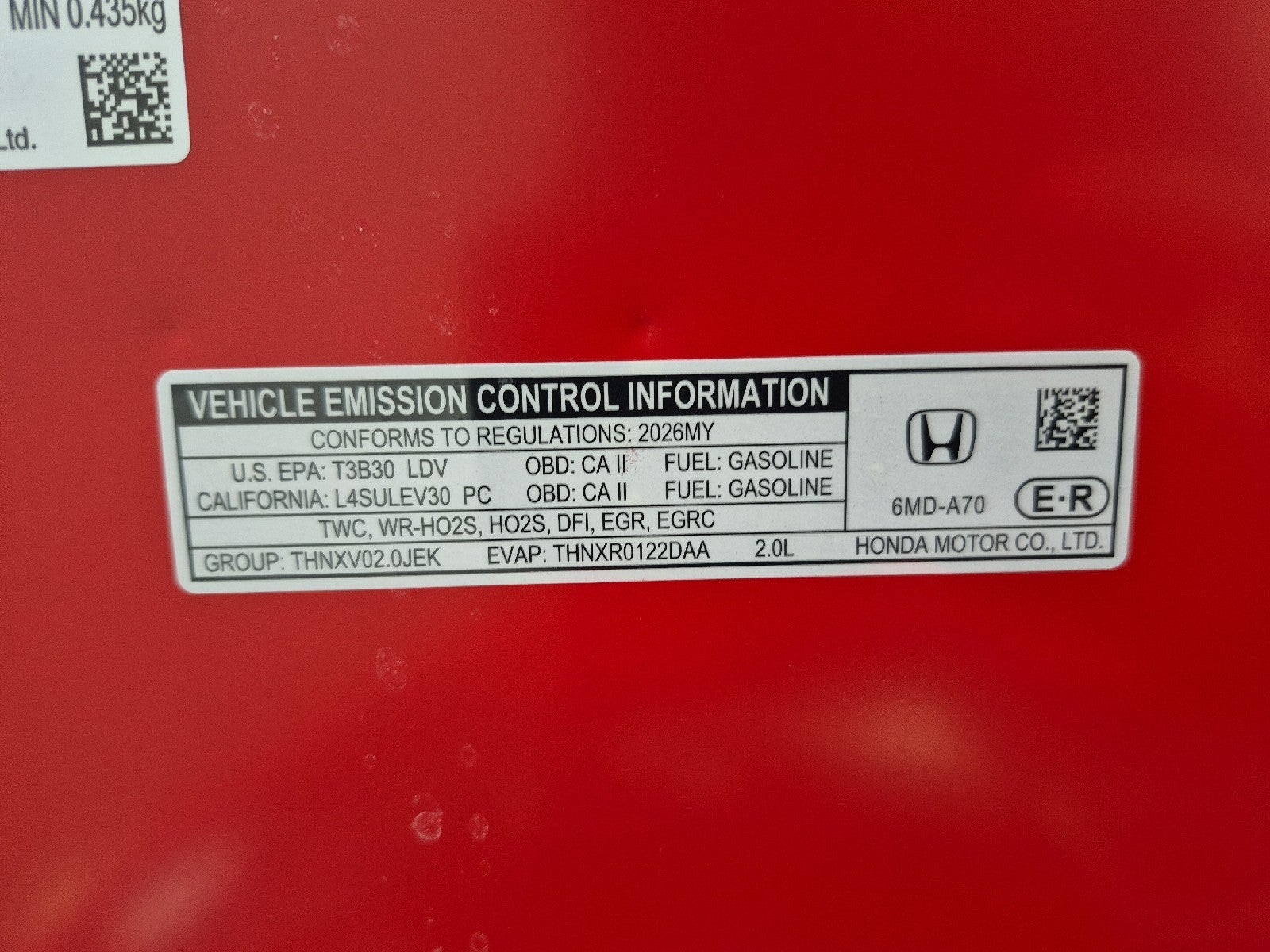 2026 Honda Civic Sedan Sport