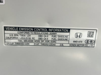 2026 Honda Civic Sedan Sport