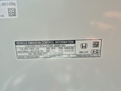 2026 Honda Civic Sedan Hybrid Sport