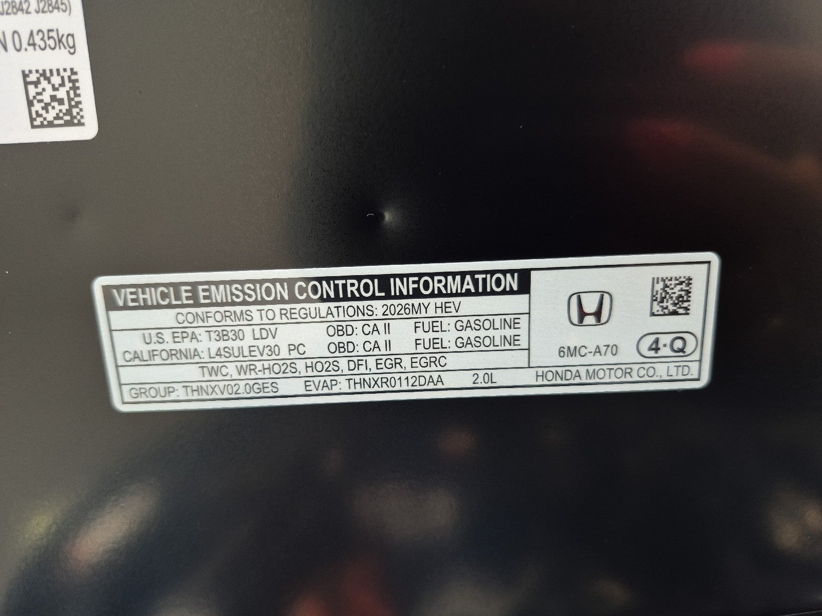 2026 Honda Civic Sedan Hybrid Sport