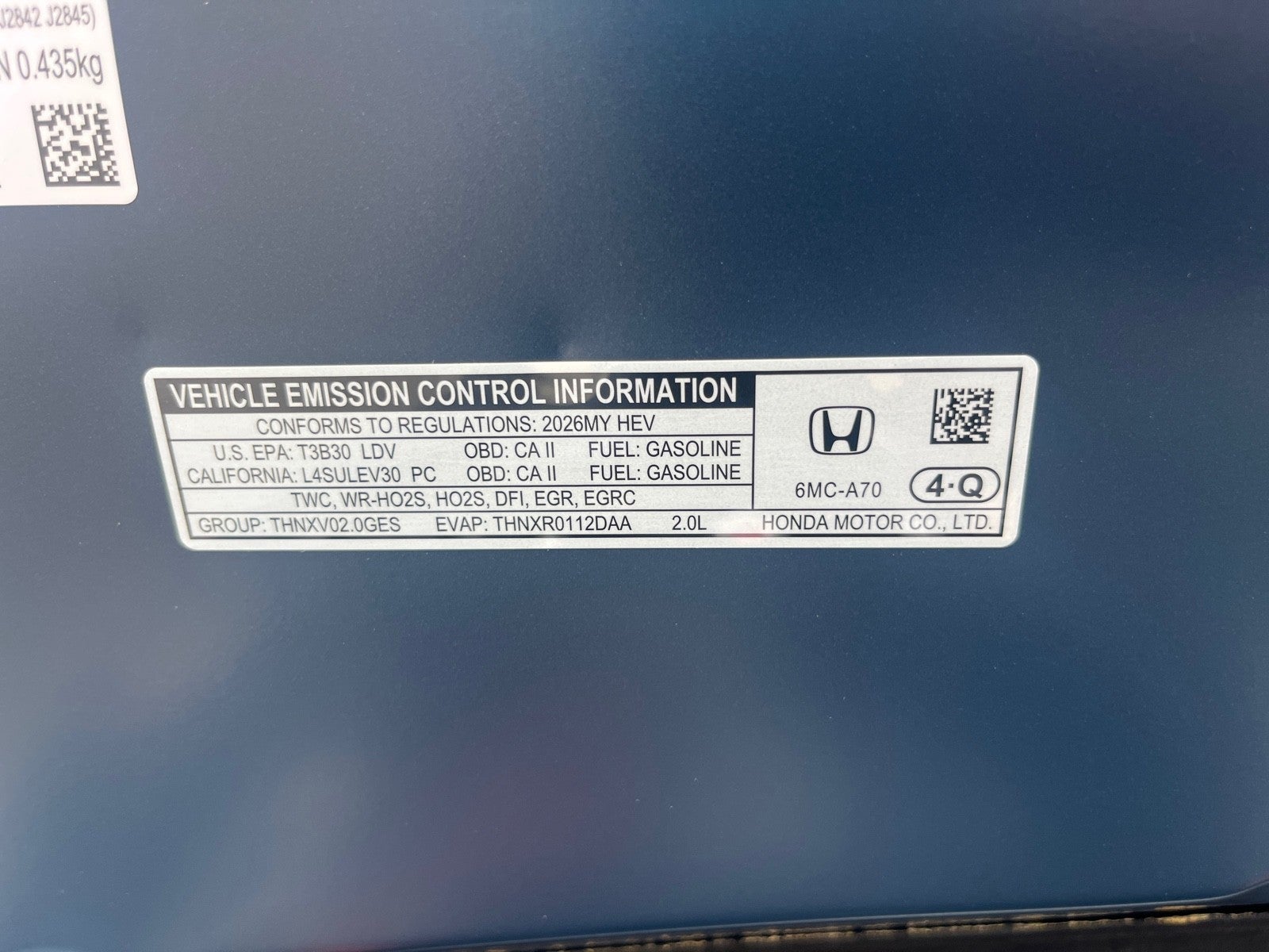 2026 Honda Civic Sedan Hybrid Sport Touring