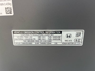 2026 Honda Civic Sedan Hybrid Sport Touring