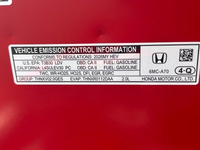 2026 Honda Civic Sedan Hybrid Sport