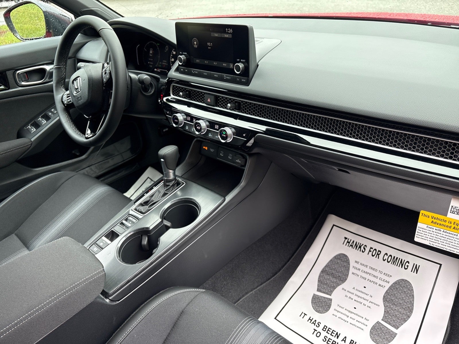 2026 Honda Civic Sedan Hybrid Sport