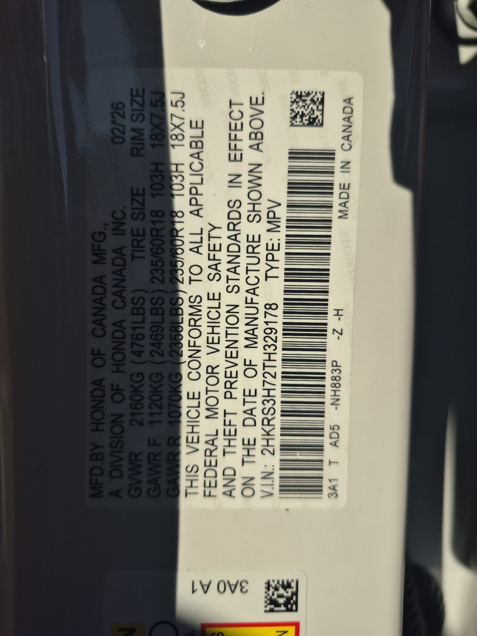 2026 Honda CR-V EX-L