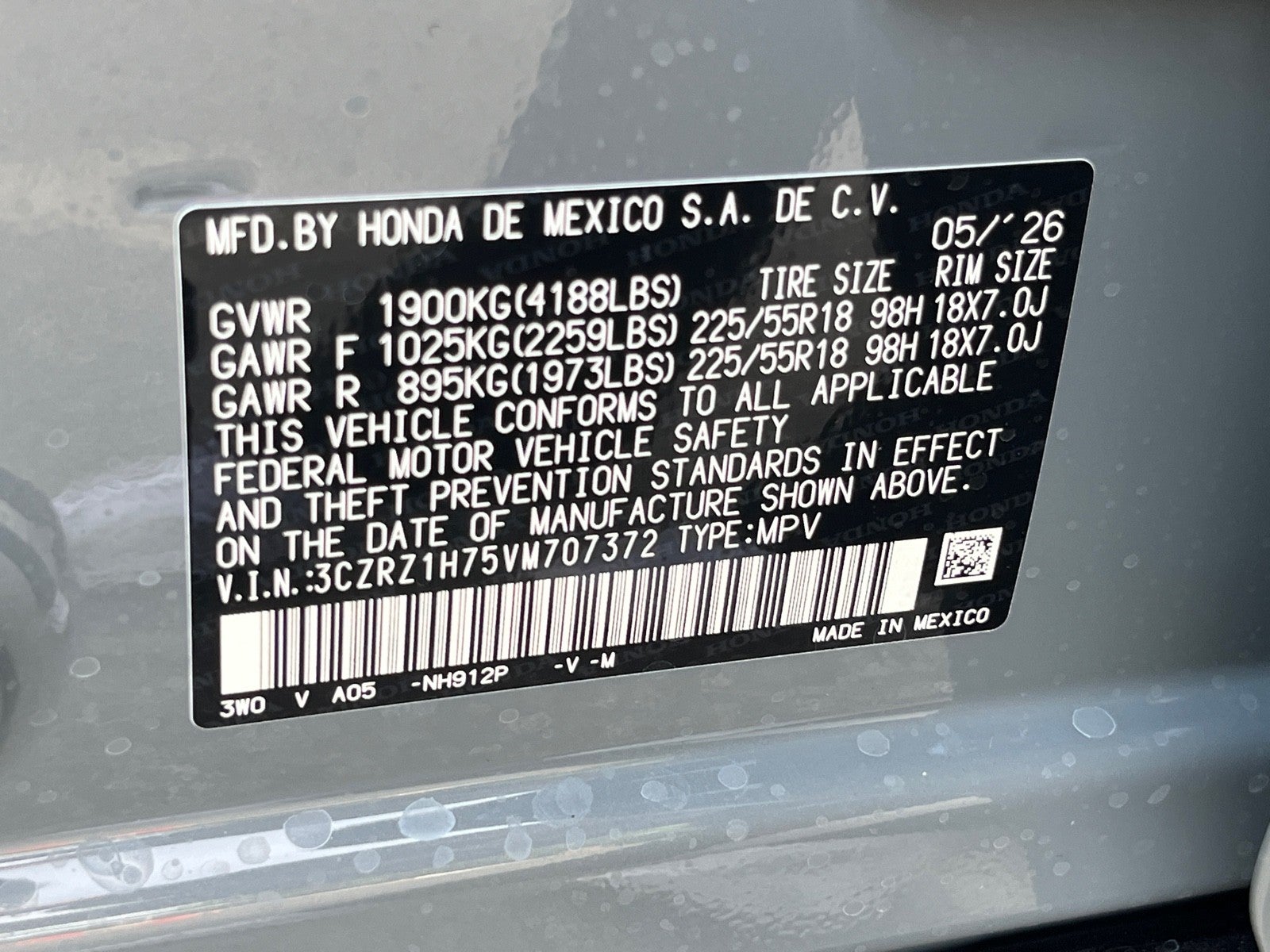 2027 Honda HR-V EX-L