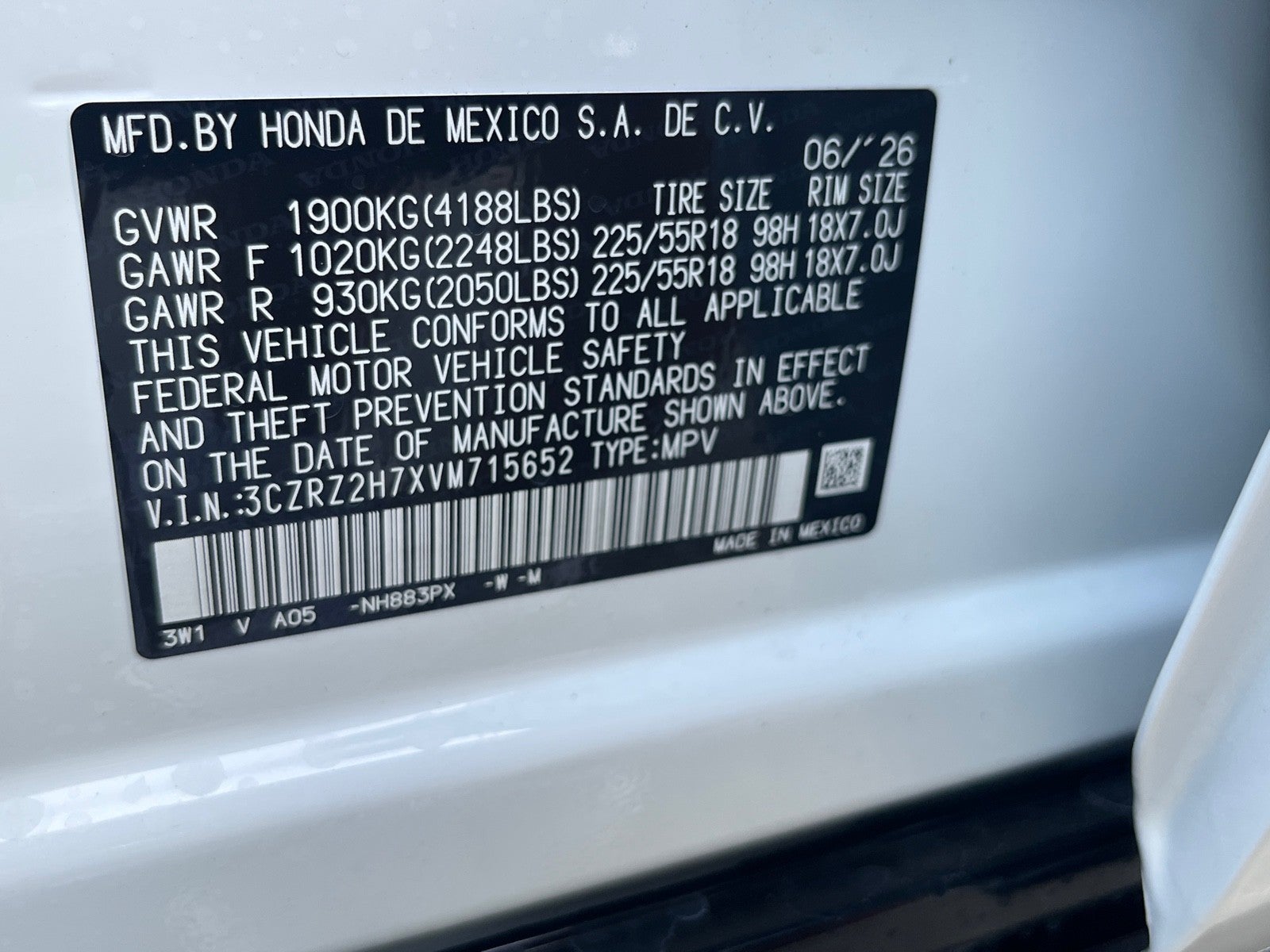 2027 Honda HR-V EX-L