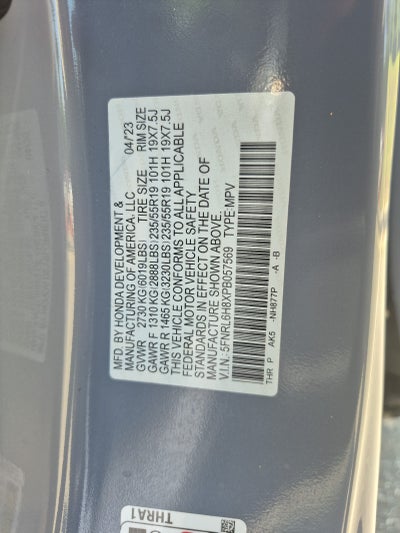 2023 Honda Odyssey Touring