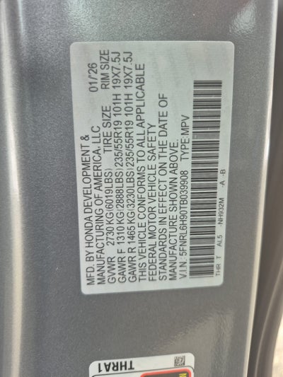 2026 Honda Odyssey Elite