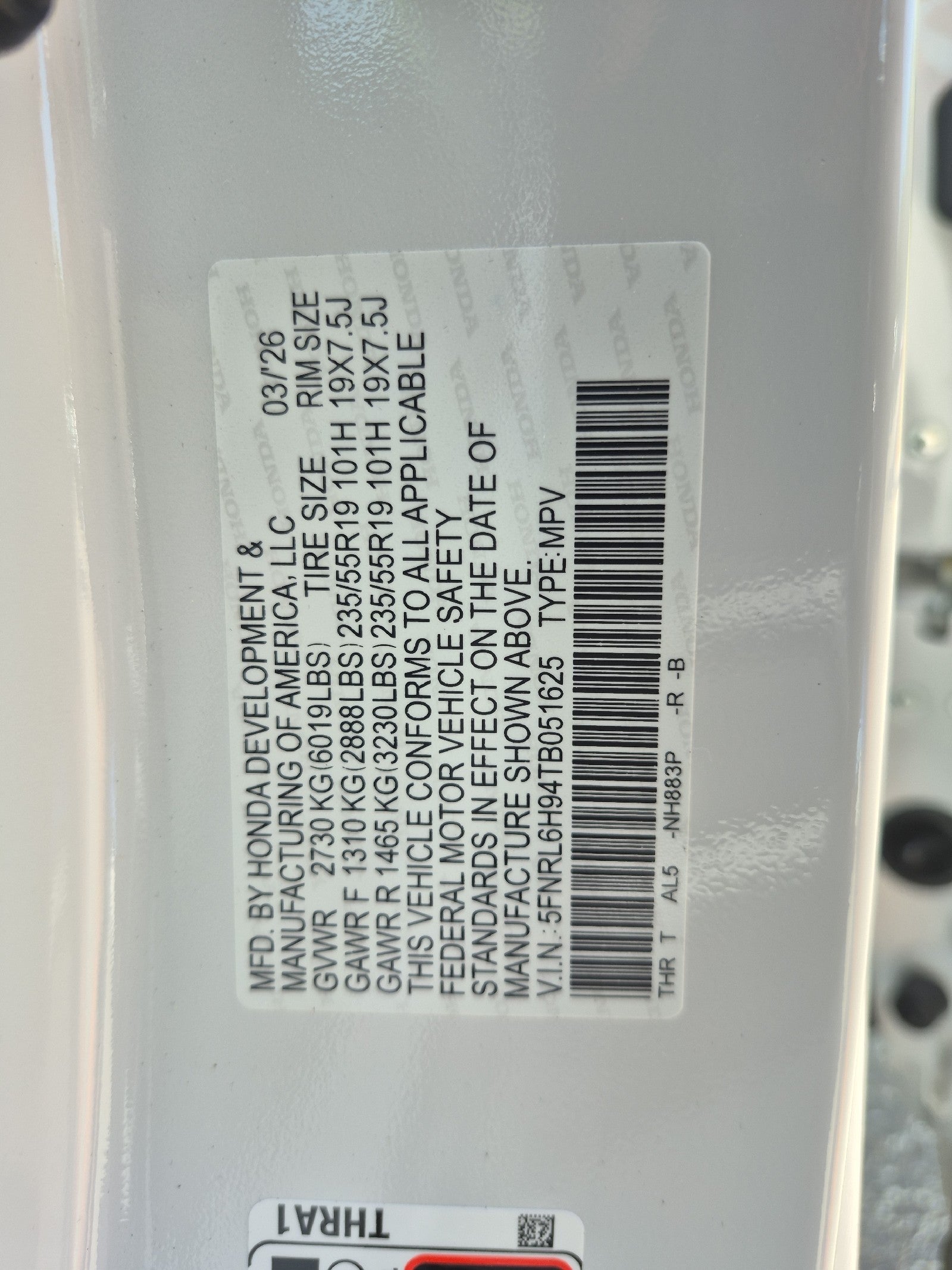 2026 Honda Odyssey Elite