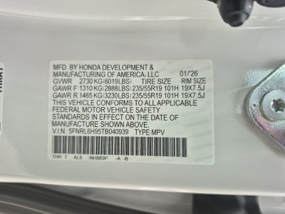 2026 Honda Odyssey Elite