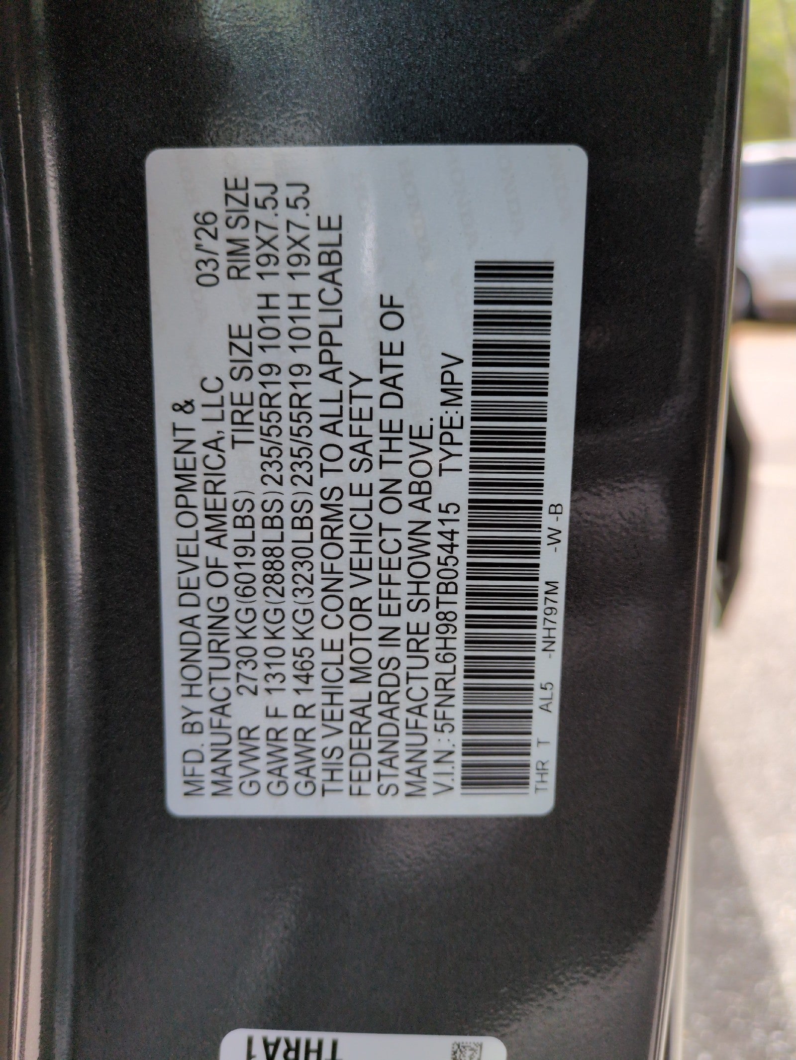 2026 Honda Odyssey Elite