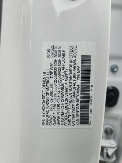 2026 Honda Pilot Sport