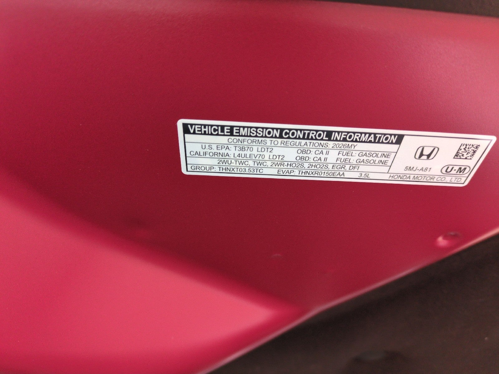 2026 Honda Ridgeline RTL