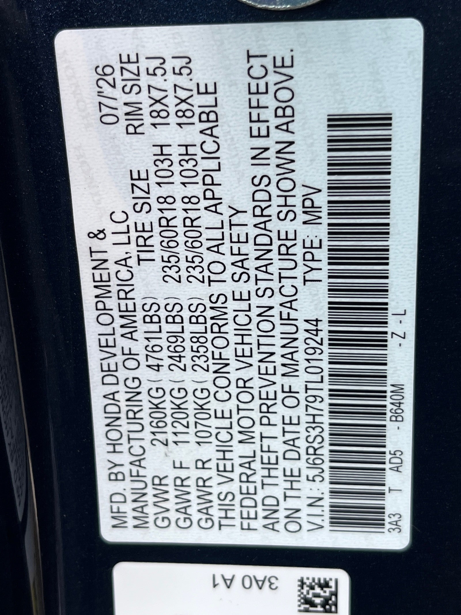 2026 Honda CR-V EX-L