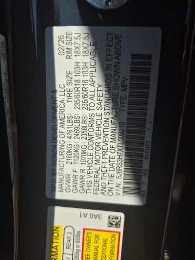 2026 Honda CR-V EX-L