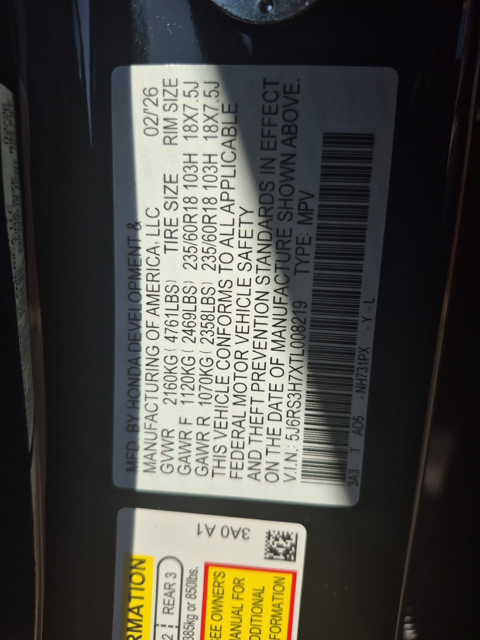 2026 Honda CR-V EX-L