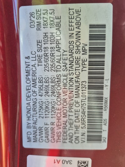 2026 Honda CR-V EX-L