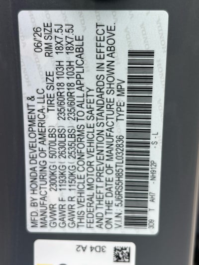 2026 Honda CR-V Hybrid Sport-L