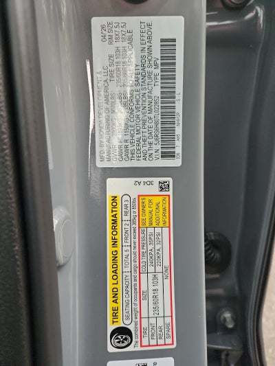 2026 Honda CR-V Hybrid Sport-L