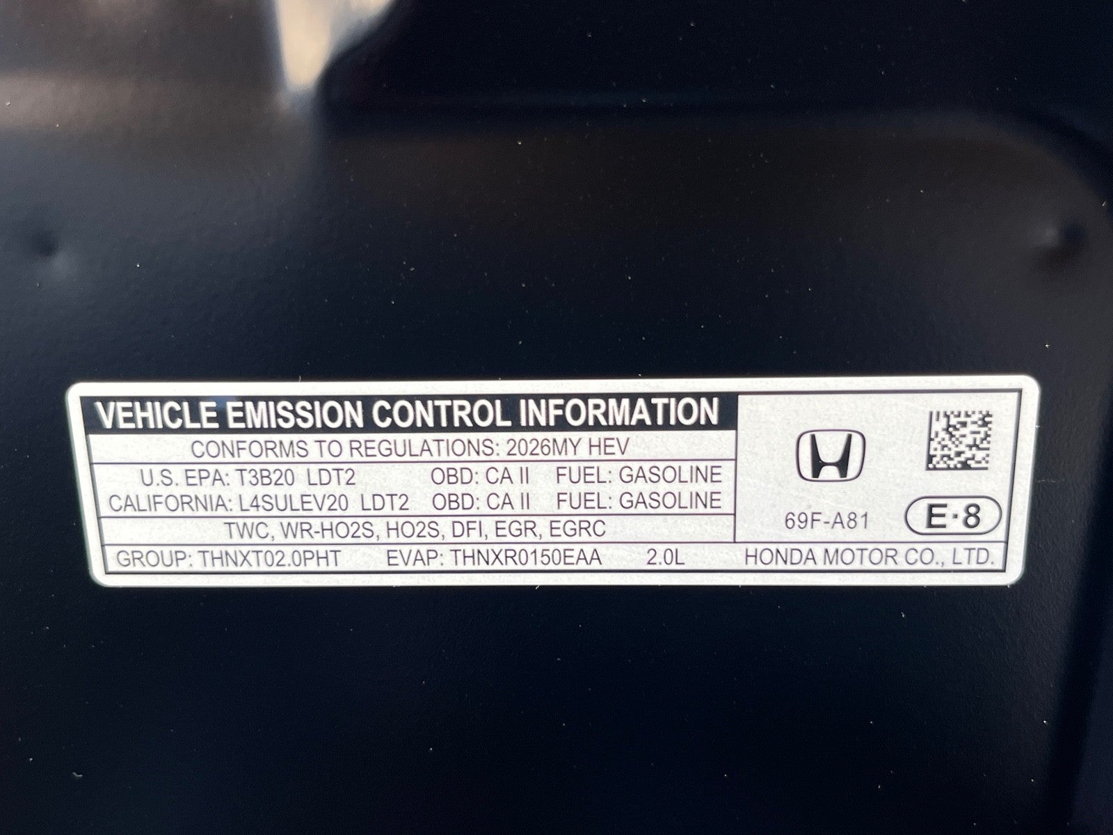 2026 Honda CR-V Hybrid Sport-L