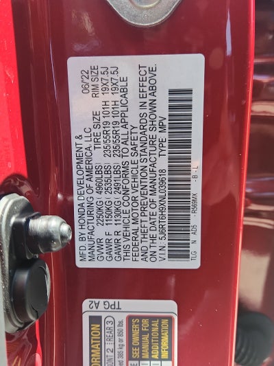 2022 Honda CR-V Hybrid Touring