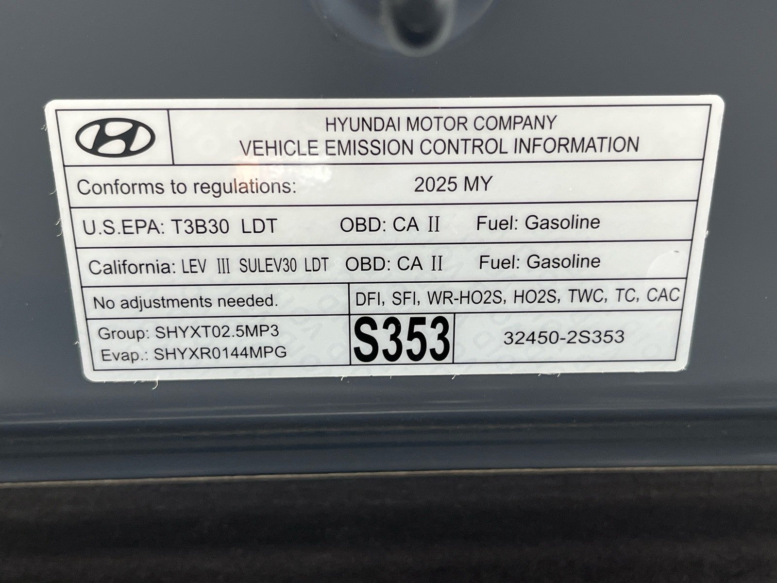 2025 Hyundai Santa Fe Calligraphy