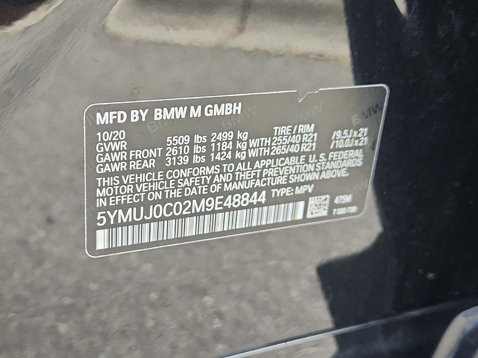 2021 BMW X4 M Sports Activity Coupe