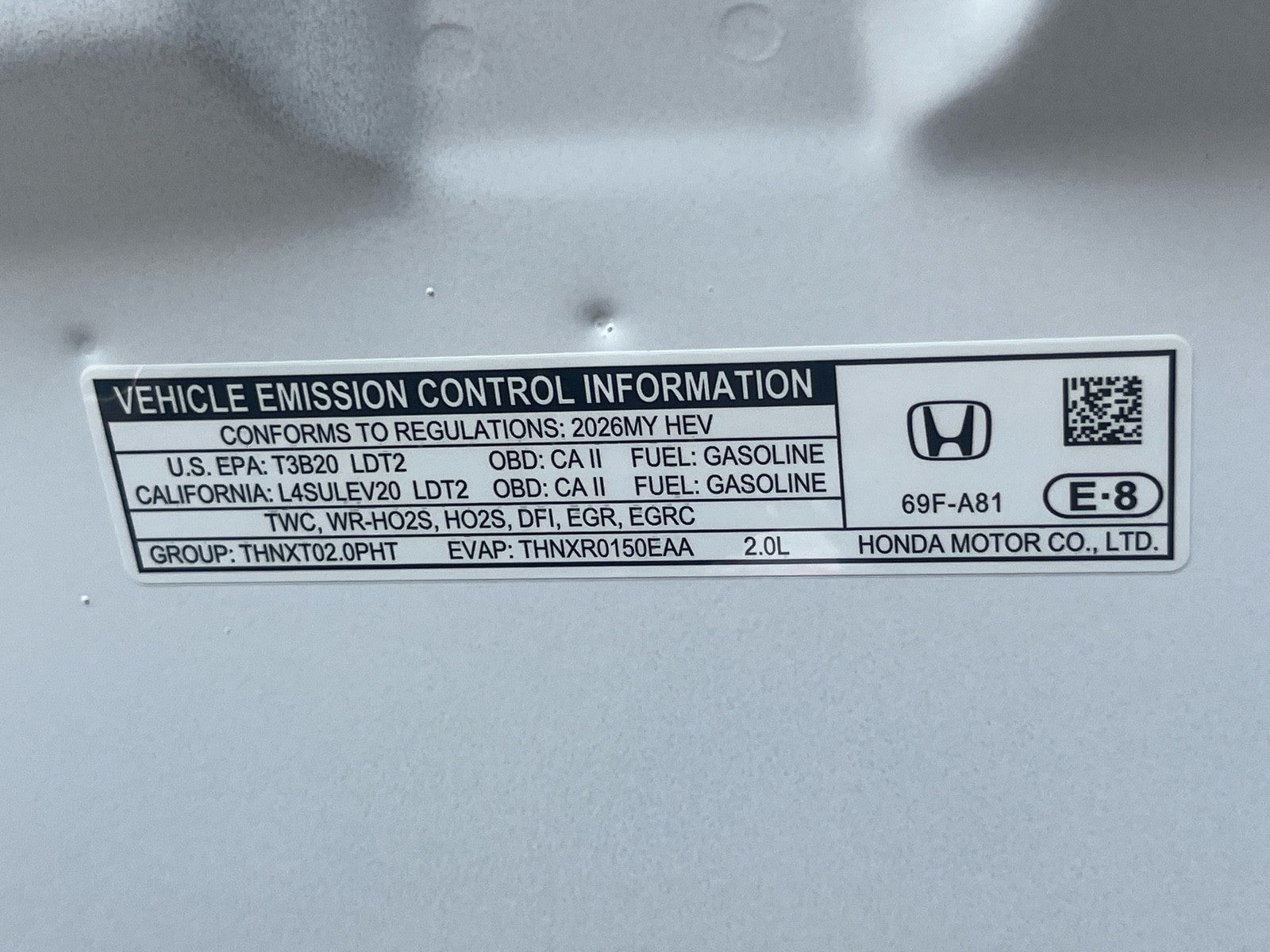2026 Honda CR-V Hybrid Sport-L