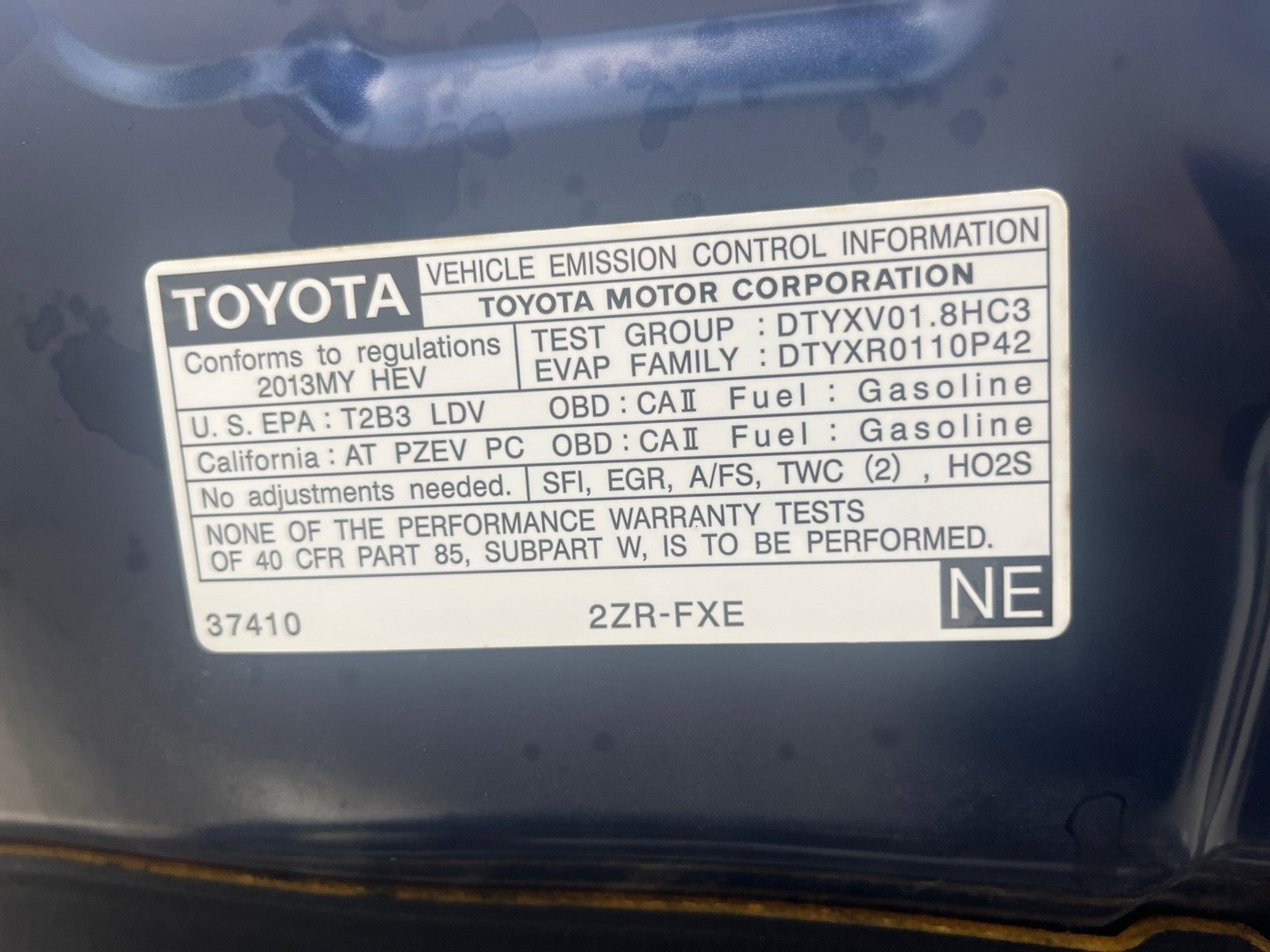 2013 Toyota Prius Two