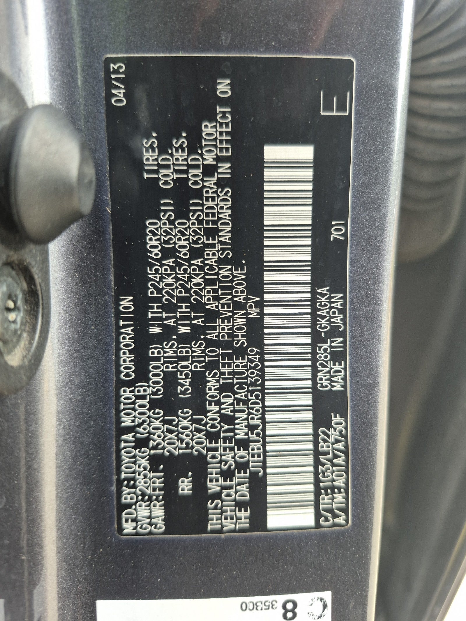 2013 Toyota 4Runner Limited