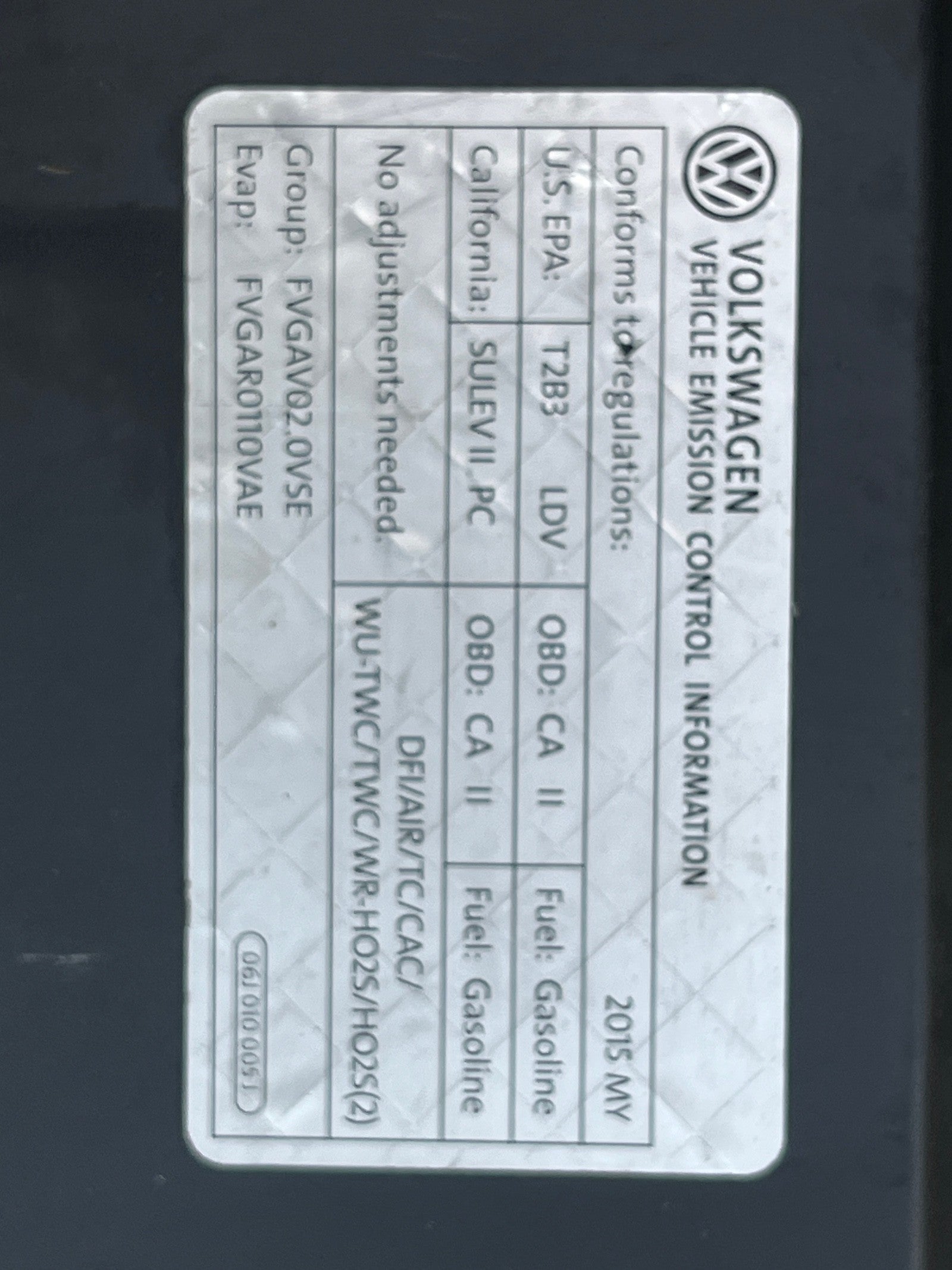 2015 Volkswagen Eos Komfort