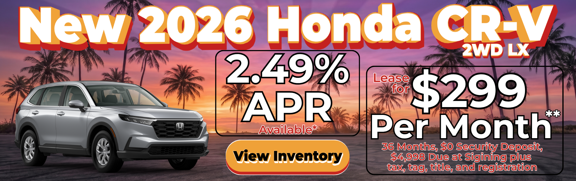 2026 Honda CR-V offer